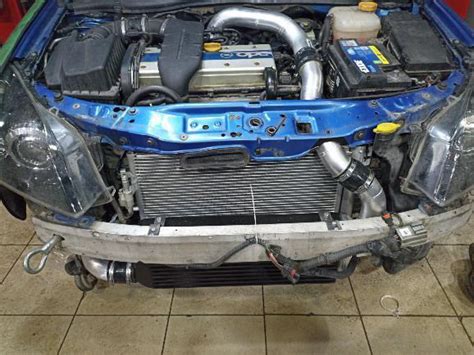 Фронтальный интеркулер и впуск — Opel Astra H OPC, 2 л, 2007 года ...