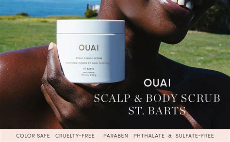 Scalp Scrub Body Scrub OUAI St Barts Coconut Oil Sugar Scrub