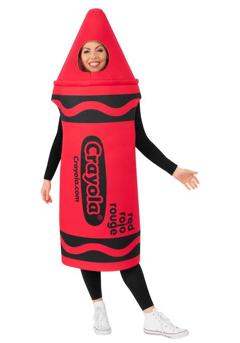 Crayola Red Crayon Adult Costume