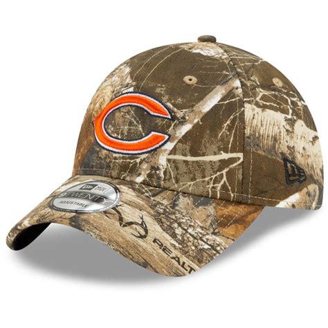 Mens New Era Realtree Camo Chicago Bears Team Logo 9twenty Adjustable Hat