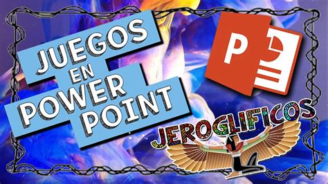 JUEGOS en POWER POINT Jeroglíficos DESCARGAR YouTube