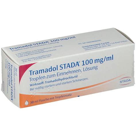 Tramadol Stada Mg Ml Ml Mit Dem E Rezept Kaufen Shop Apotheke