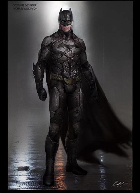 Alternate Batsuit Concept Art For Batman V Superman Dawn Of Justice