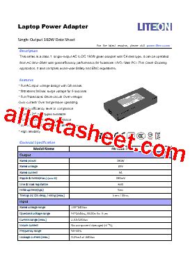 Pa Datasheet Pdf Lite On Technology Corporation