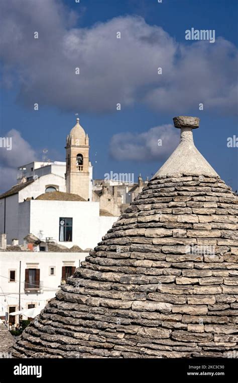 ALBEROBELLO ITALIA 15 OTTOBRE 2022 Vista Sui Tetti Delle Case Dei