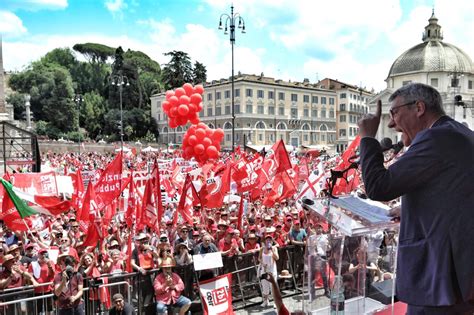 Roma Prove D Intesa Sinistra M S Nella Piazza Della Cgil Per La Sanit