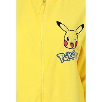 Pokemon Pikachu Ganzk Rper Schlafanzug Schlafoverall Onesie Einteiler