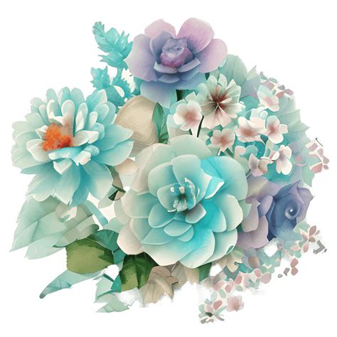 Simple Watercolor Flowers · Creative Fabrica