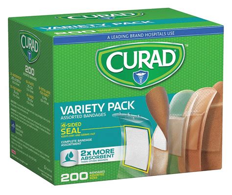 CURAD Variety Pack Assorted Bandages 66CP09 CUR0800RB Grainger