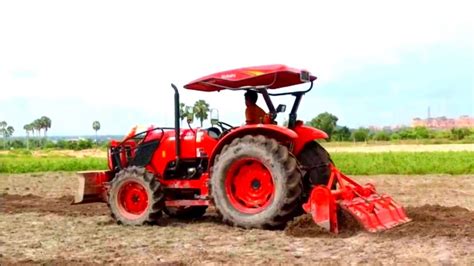 Plowing Tractor Kubota M6040 SU Top Tractor Khmer Farmer YouTube