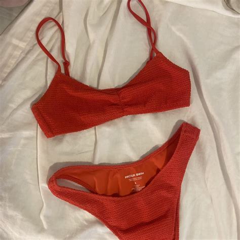 Red PacSun Bikini No Flaws Just Too Small For Depop