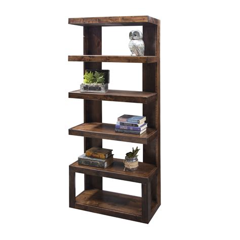 Bridgevine Home Sausalito 72 Inch High Universal Bookshelf Pier No As