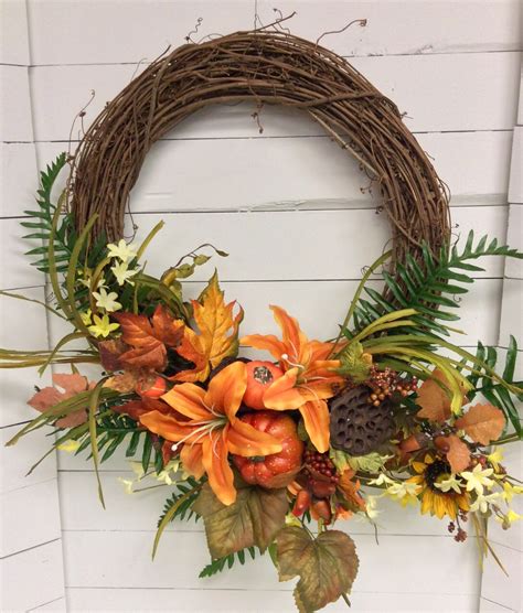 Autumn Grapevine Wreath Centerville Florists