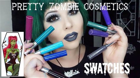 Pretty Zombie Cosmetics Swatches Review Youtube