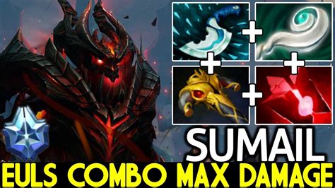 SUMAIL Shadow Fiend Euls Combo Max Damage Beautiful Plays 7 25 Dota 2