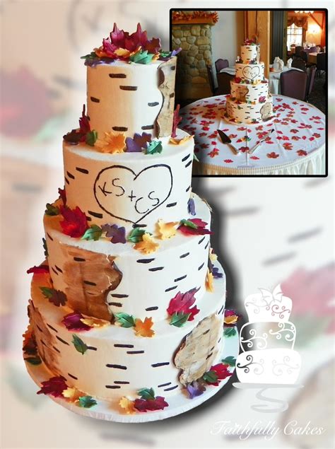 Birch Tree Buttercream Wedding