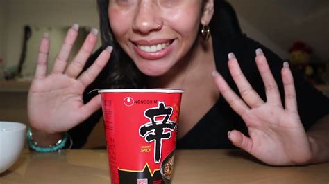 EATING NOODLES ASMR - YouTube