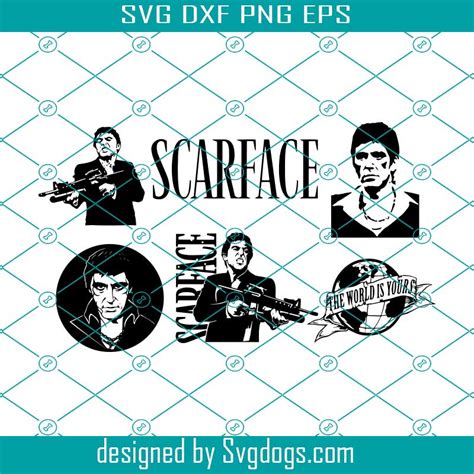 Scarface Svg Scarface Bundle Svg Scarface Movie Svg Scarface Logo Svg