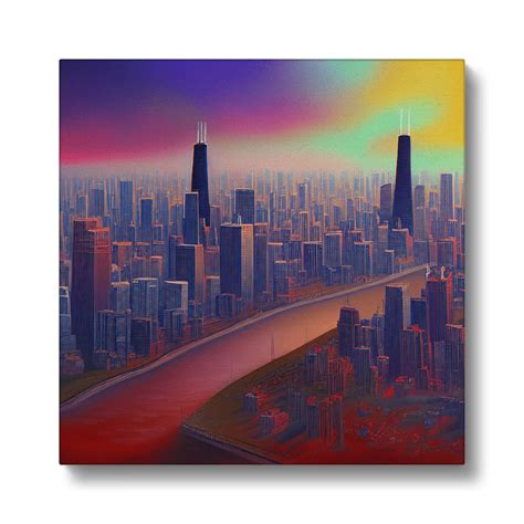 Illinois Meets Chicago: A Wall Mural Masquerade - Canvas – artAIstry