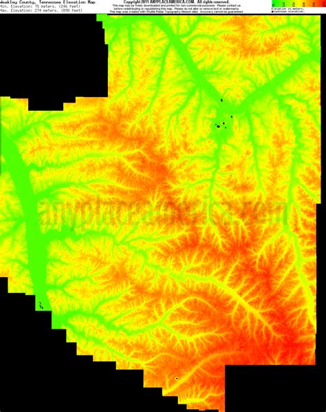 Free Weakley County, Tennessee Topo Maps & Elevations