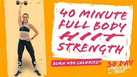 40 Minute Full Body Hiit Strength Workout 🔥burn 550 Calories 🔥sydney