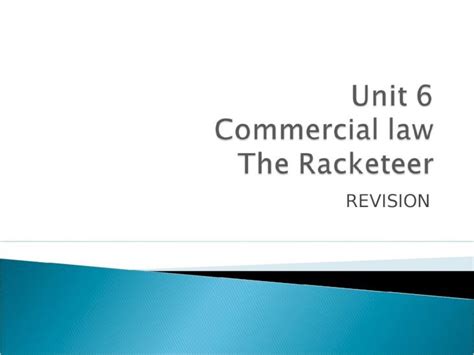 Ppt Unit 6 Commercial Law Revision Dokumen Tips