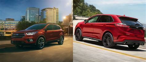 2019 Ford Escape Vs Edge Suv Comparison