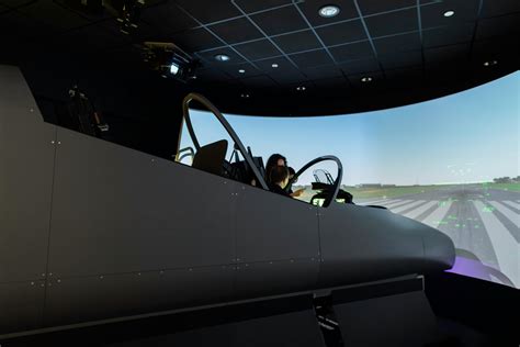 engineer  flight simulator  stock photo