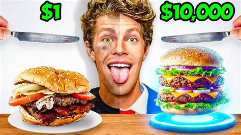 Eating Cheap Vs Expensive Food Challenge Youtube