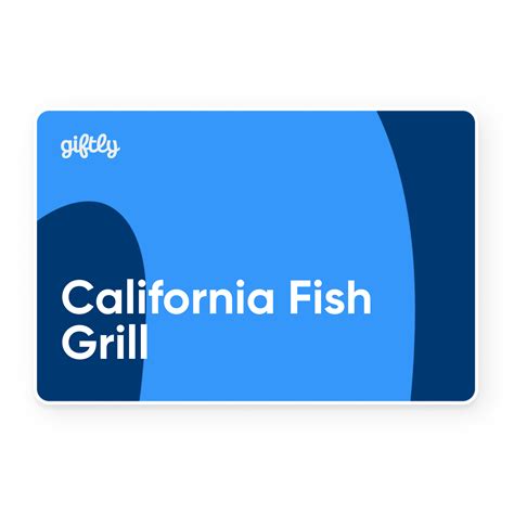 California Fish Grill Gift & Greeting Cards - Email, Text or Print