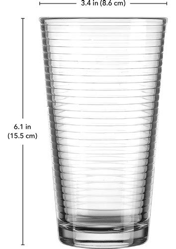 Vasos Para Beber Juego De 10 Vasos De Vidrio Highball Cuotas Sin