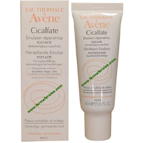 Avene Cicalfate Emulsi N Reparadora Post Acto Dermatol Gico