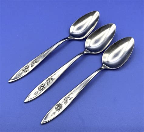 Oneida Community My Rose Stainless Teaspoons Betty Crocker