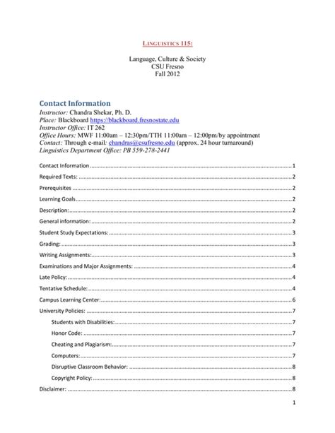 Ling 115 Syllabus 2012 PDF