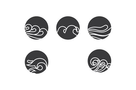 Wave Icon Water Graphic By Dewibegja Creative Fabrica