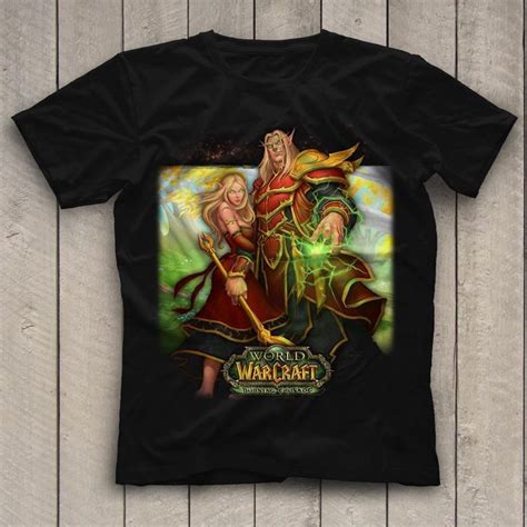 World Of Warcraft Black Unisex T Shirt Tees Shirts Worldofwarcraft Video Game T Shirts