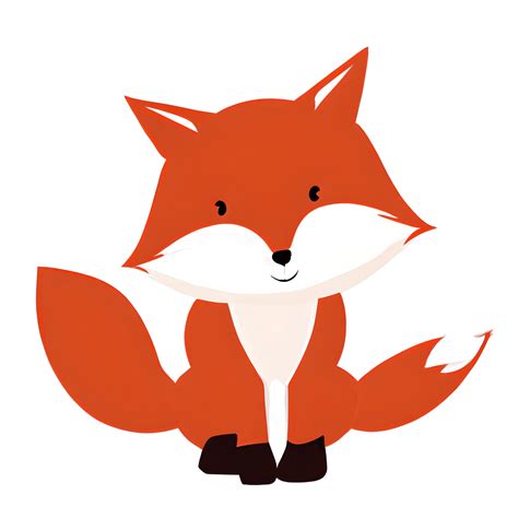 Cute Baby Fox Digital Graphic · Creative Fabrica