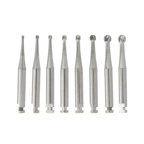 Dental Tungsten Steel Carbide Bur Round Ra Burr Fit Low Speed Contra