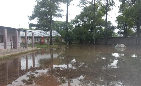 Una escuela de Lozano sufrió daños por el temporal que se vivió ayer en