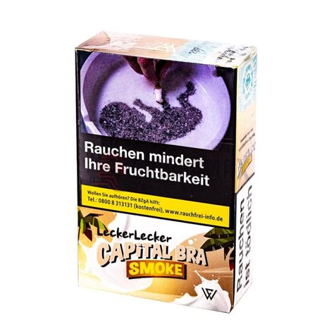 CAPITAL BRA SMOKE 25g LECKER LECKER Shop für Shisha Tabak E Shi 4 00