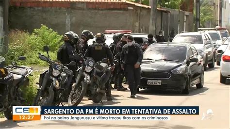 Dois policiais são mortos em Fortaleza vítimas de tentativas de