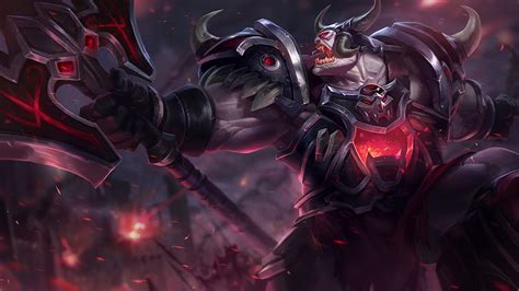 Warmonger Sion Lol Splash Art League Of Legends Sion League Of Legends