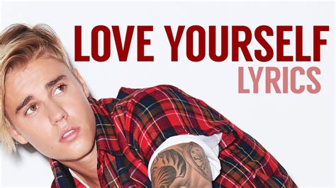 HD Justin Bieber Love Yourself Lyric Video YouTube