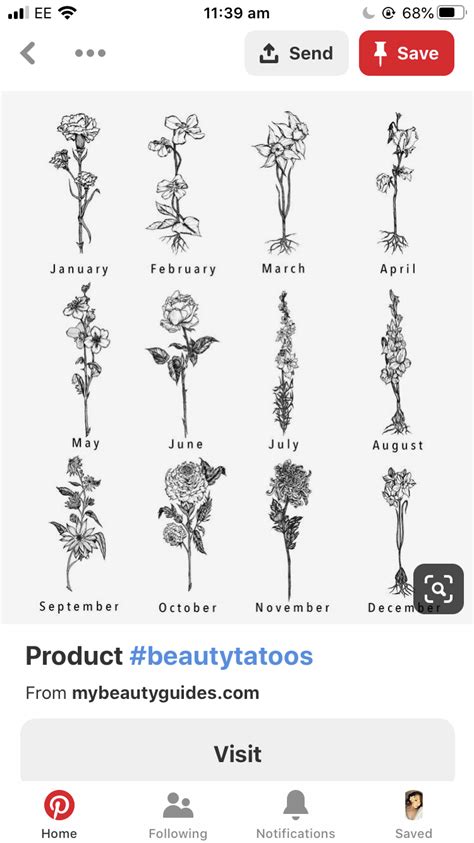 Free Birth Flower Chart With Meanings Artofit