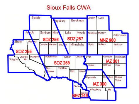 Zip Code Map Sioux Falls - Map