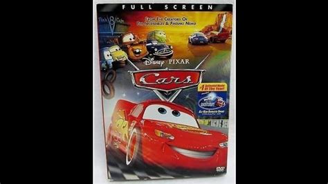 Opening To Cars 2006 Dvd Full Screen Edition Youtube