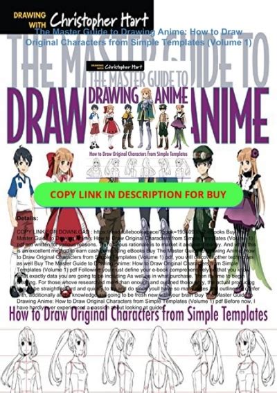 Ebook ️download⚡️ The Master Guide To Drawing Anime How To Draw Original Characters From