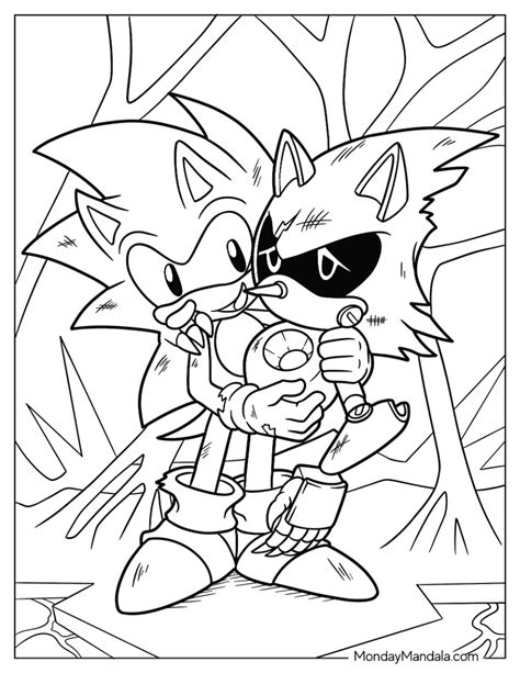 Metal Sonic Coloring Pages Free Pdf Printables