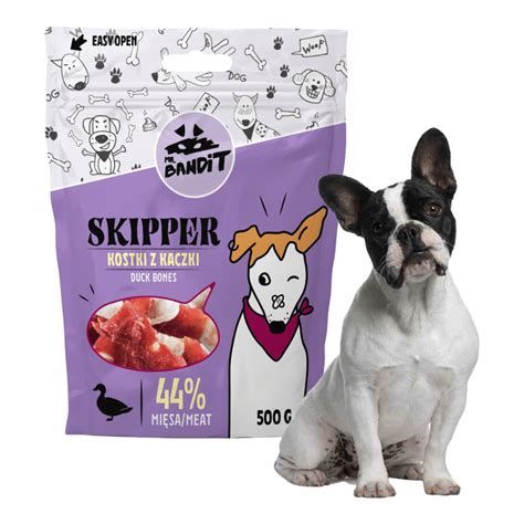 Mr Bandit SKIPPER Kostki Z Kaczki 500g Naturalny Przysmak Dla Psa