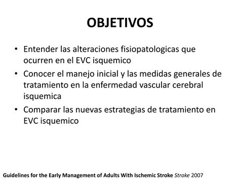 Manejo Evc Isquemico PPT